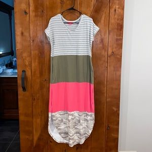 Simply Southern color block dress